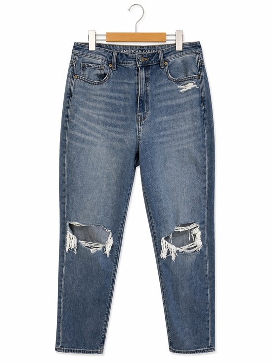 American Eagle Outfitters Denim - American Eagle Light Blue Distressed Boyfriend Jeans – Size 10 EUC